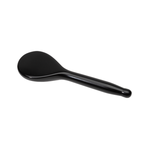 [9021-00008] Gua Sha Spoon Black Obsidian